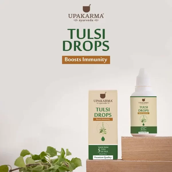 Upakarma Ayurveda Tulsi Drops 30ML - An Ayurvedic Herb to Boost Immunity & Strength