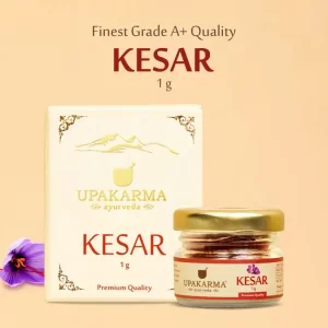 Upakarma Pure, Natural and Finest Grade A+ Kashmiri Kesar / Saffron 1g