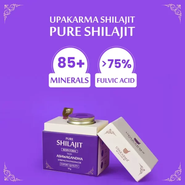 Pure Shilajit Resin Form With Ashwagandha - Natural Strength & Stamina Booster