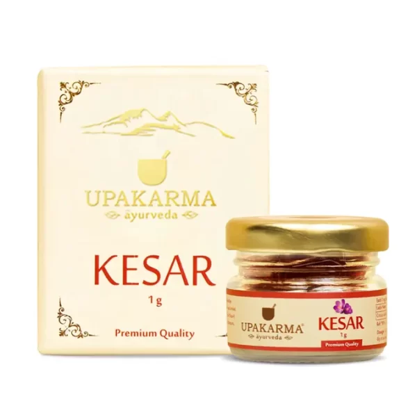 Upakarma Pure, Natural and Finest Grade A+ Kashmiri Kesar / Saffron 1g