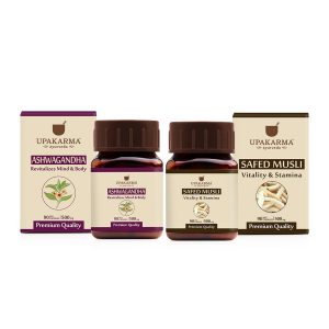 Combo Pack of Ashwagandha 90 Capsules + Safed Musli 90 Capsules