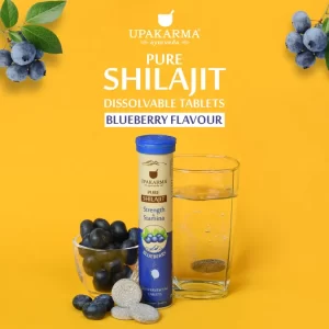 Pure Shilajit Effervescent Tablets- Blueberry Flavour Pack Of 1