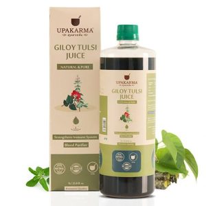 Combo Pack of Giloy Tulsi Juice 1L and Shilajit Resin 15g