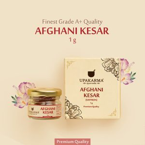 Upakarma Pure, Natural, Finest A+ Grade Afghani Kesar/Saffron 1g - Nourish your Skin