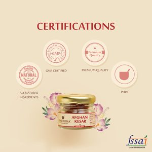 Upakarma Pure, Natural, Finest A+ Grade Afghani Kesar/Saffron 1g - Nourish your Skin