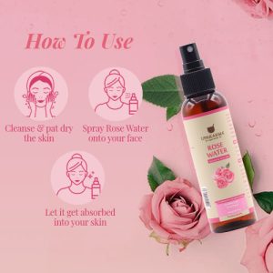 Upakarma Rose Water 120ML - Pack of 2 | Gulab Jal