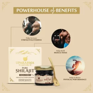 Combo Pack of Shilajit / Shilajeet Resin 30g & Kesar 2g - Mega pack