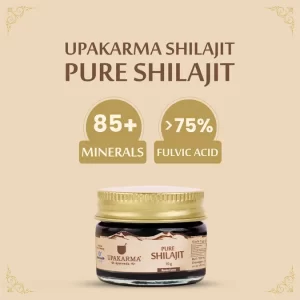 Combo Pack of Shilajit Resin 10g & Ashwagandha Capsules