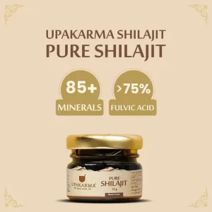 Upakarma Pure Shilajit Resin 50g (30g+20g) - Immunity Booster