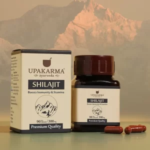 Upakarma Ayurveda Pure Shilajit Capsules - Pack of 2