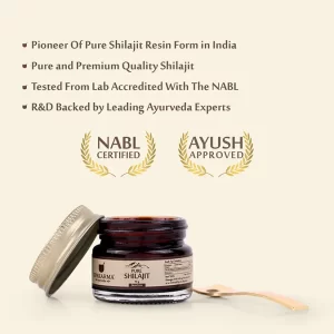 Upakarma Ayurveda Pure Shilajit Resin Form - Natural Strength & Stamina Booster Pack 1