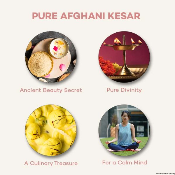 Upakarma Pure, Natural, Finest A+ Grade Afghani Kesar/Saffron 1g - Pack of 2