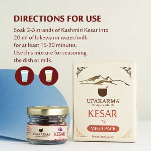 Combo Pack of Kashmiri Kesar 2g & Afghani Kesar 1g