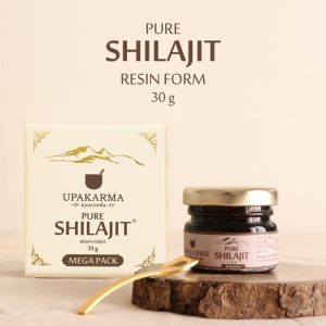 Combo Pack of Pure Shilajit Resin 30g & Kashmiri Kesar 1g