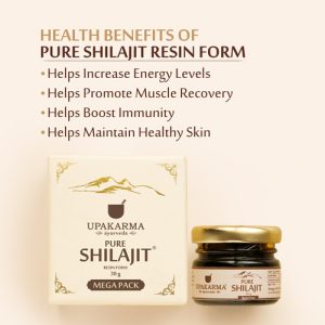 Combo Pack of Pure Shilajit Resin 30g & Kashmiri Kesar 1g