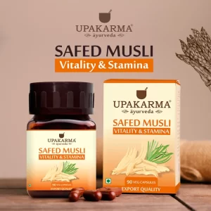 Combo Pack of Ashwagandha 90 Capsules + Safed Musli 90 Capsules